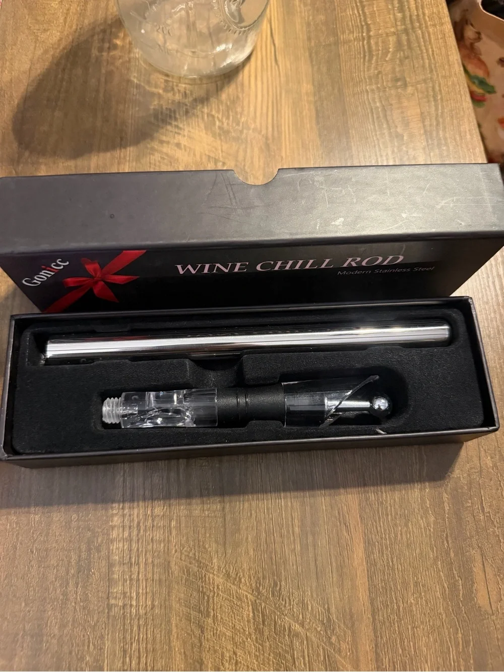 Gonicc Wine Chill Rod Stainless Steel New in Box